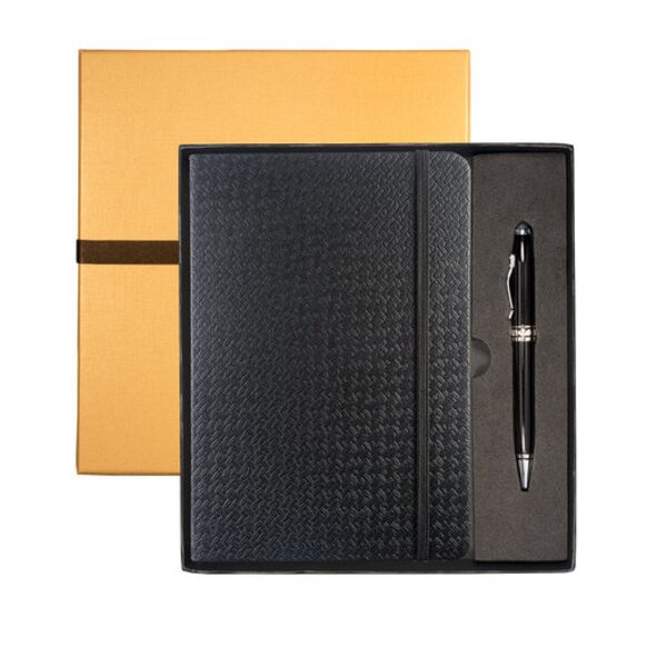 Tuscany™ Textured Journal And Executive Stylus Pen Set Thumbnail