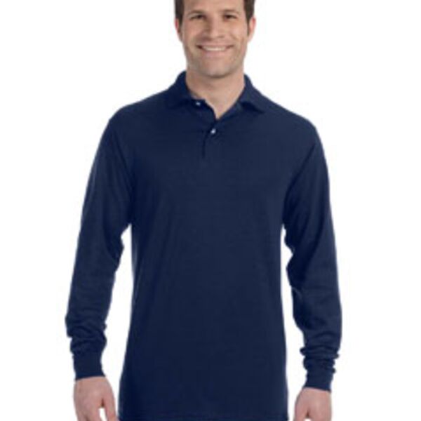 Adult SpotShield™ Long-Sleeve Jersey Polo Thumbnail